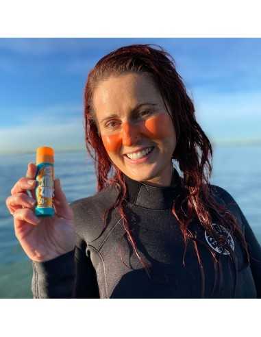 Sun Zapper Extreme Orange Sun Zinc Stick SPF 50+ 15g uvb uva H2O Sensations Sun Zapper Extreme Orange Sun Zinc Stick SPF 50+ 15g uvb uva H2O Sensations
