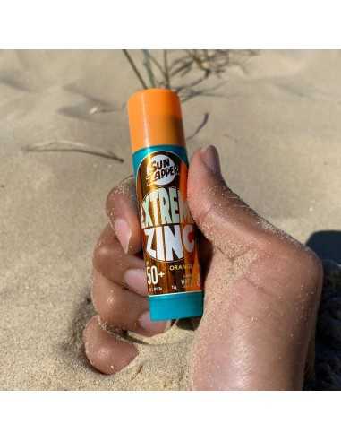 Sun Zapper Extreme Orange Sun Zinc Stick SPF 50+ 15g uvb uva H2O Sensations Sun Zapper Extreme Orange Sun Zinc Stick SPF 50+ 15g uvb uva H2O Sensations
