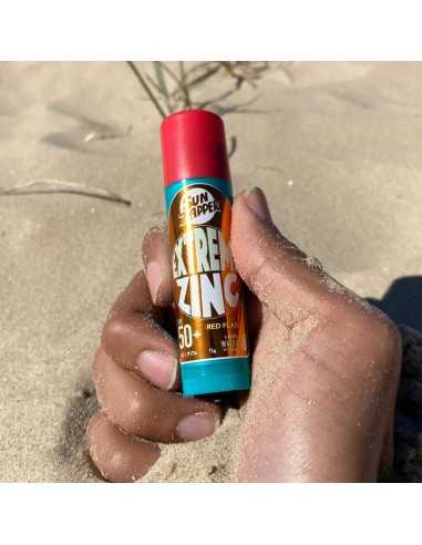 Sun Zapper Extreme Red Flash Zinc Stick Solaire SPF 50+ 15g uvb uva H2O Sensations Sun Zapper Extreme Red Flash Zinc Stick Solaire SPF 50+ 15g uvb uva H2O Sensations