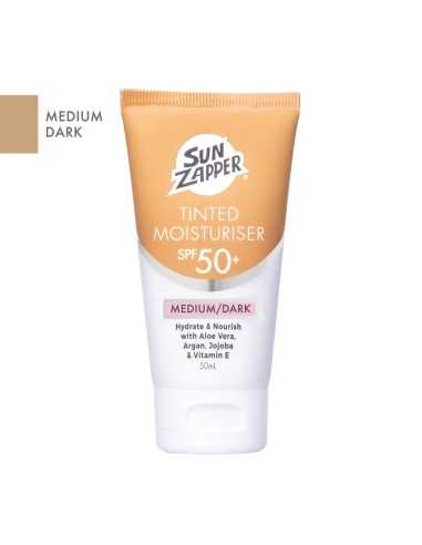 Sun Zapper Creme Solaire Hydratante Teintée 50ml SPF 50+ Moyen/Foncé