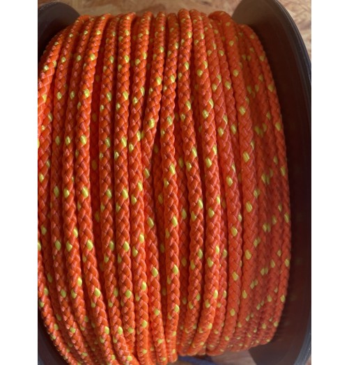 Kingfisher Floatline Polypropylene Floating/Towing Rope 6mm Orange KFFL06OR H2O Sensations