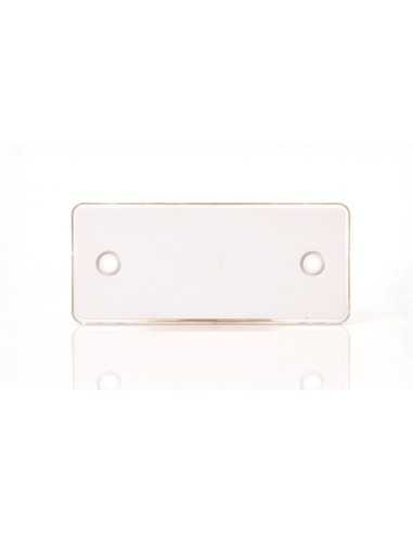 WAS Reflector Rectangular White 96*42mm 2 Holes WAS847 H2O Sensations WAS Reflector Rectangular White 96*42mm 2 Holes WAS847 H2O Sensations