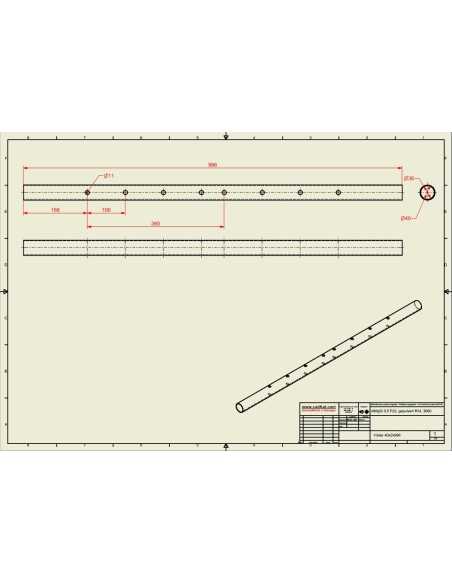 CadKat Ecoline Extension/Timon Partie Ajustable 996mm 546 H2O Sensations CadKat Ecoline Extension/Timon Partie Ajustable 996mm 546 H2O Sensations