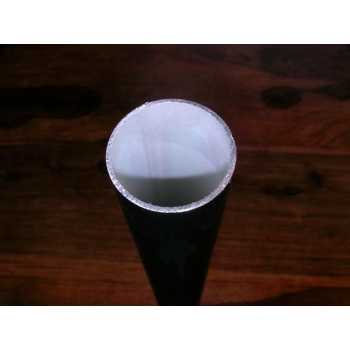 Tube Aluminium Anodisé Noir 40mm Epaisseur 2mm H2O00317_40 H2O Sensations