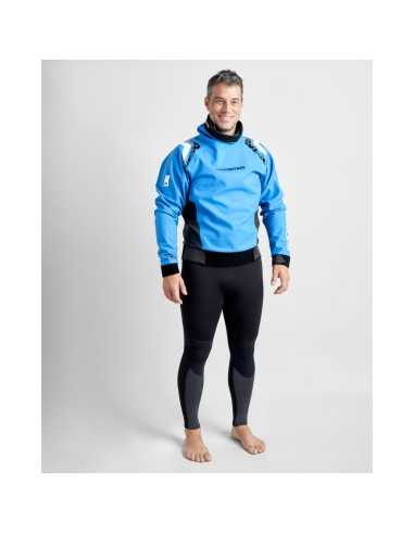 Rooster Coupe Vent Pro Aquafleece Top Mens Bleu sailing ROOPROAQ H2O Sensations Rooster Coupe Vent Pro Aquafleece Top Mens Bleu sailing ROOPROAQ H2O Sensations