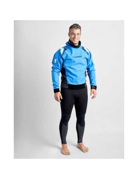 Rooster Coupe Vent Pro Aquafleece Top Mens Bleu sailing ROOPROAQ H2O Sensations Rooster Coupe Vent Pro Aquafleece Top Mens Bleu sailing ROOPROAQ H2O Sensations