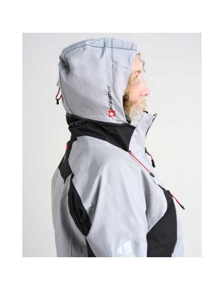 Rooster SB1 Veste Cotière Sportive (Unisex) Gris Noir H2O Sensations Rooster SB1 Veste Cotière Sportive (Unisex) Gris Noir H2O Sensations