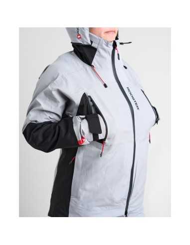 Rooster SB1 Inshore Jacket (Unisex) Grey Black H2O Sensations Rooster SB1 Inshore Jacket (Unisex) Grey Black H2O Sensations