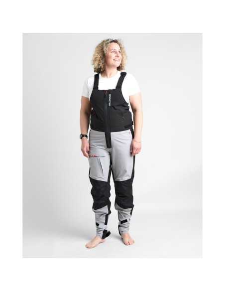 Rooster SB1 Inshore Salopette Hi-fits (Unisex) Grey Black H2O Sensations Rooster SB1 Inshore Salopette Hi-fits (Unisex) Grey Black H2O Sensations