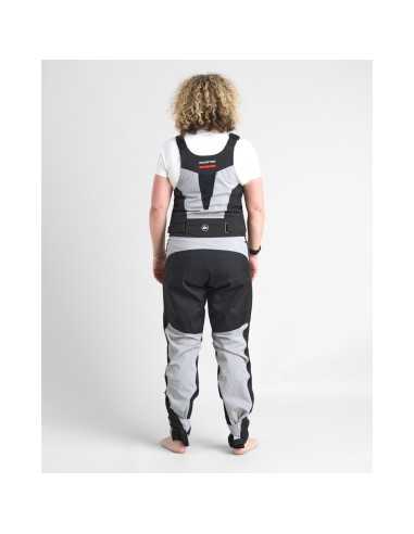 Rooster SB1 Inshore Salopette Hi-fits (Unisex) Grey Black H2O Sensations Rooster SB1 Inshore Salopette Hi-fits (Unisex) Grey Black H2O Sensations