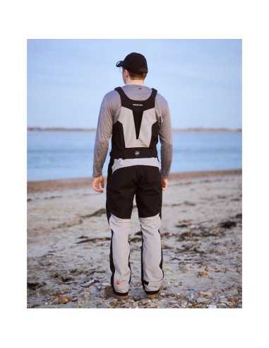 Rooster SB1 Salopette Cotière Sportive (Unisex) Gris Noir H2O Sensations Rooster SB1 Salopette Cotière Sportive (Unisex) Gris Noir H2O Sensations