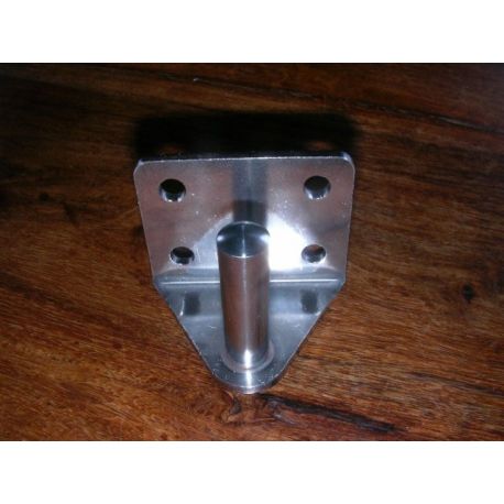 Transom Pintle Stainless Steel 10mm ø, 35mm high