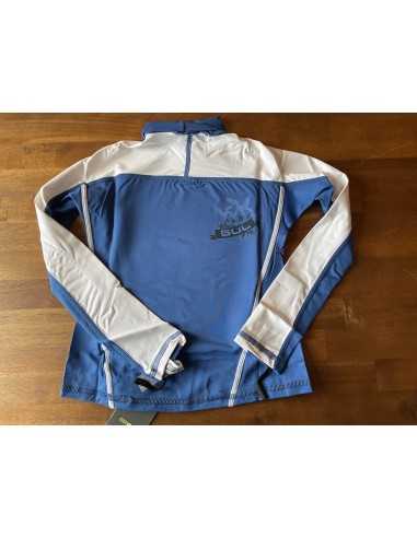 Gul Boys Crest UV Protection Long Sleeves Blue White RG0311 H2O Sensations Gul Boys Crest UV Protection Long Sleeves Blue White RG0311 H2O Sensations