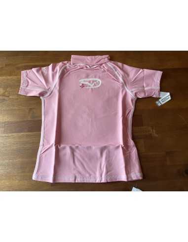 Gul Girls Seaspray Rashguard Short Sleeves Baby Pink RG0312 H2O Sensations Gul Girls Seaspray Rashguard Short Sleeves Baby Pink RG0312 H2O Sensations