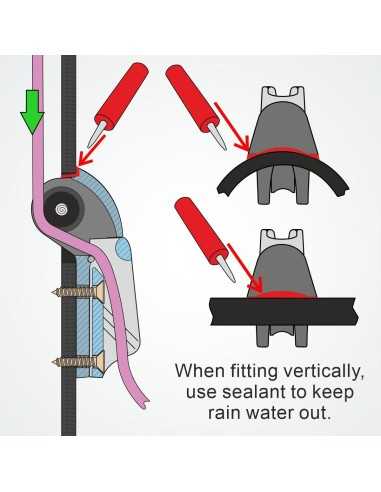 ClamCleat Platine Réa Renvoi CL211MK2 Racing Micro Anodisé Dure CL835CCAN/R H2O Sensations ClamCleat Platine Réa Renvoi CL211MK2 Racing Micro Anodisé Dure CL835CCAN/R H2O Sensations