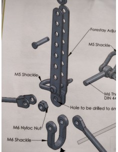 H2O Sensations Bridle Wire Set 1210*3mm Goodall Viper H2O00106 H2O Sensations 2
