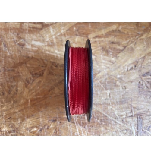 Kingfisher Whipping Twine Medium 50m Red KFWTMRER H2O Sensations