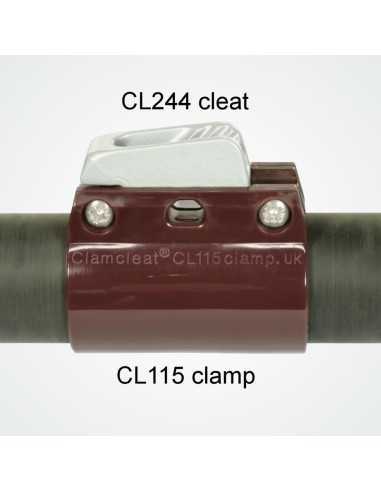 Clamcleat Boom Clamp Tubes 24 to 27mm CL077 H2O Sensations Clamcleat Boom Clamp Tubes 24 to 27mm CL077 H2O Sensations