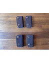 Nacra Trapeze Block Adjustment Pulley Black Second Hand Set 4pcs 30692 H2O Sensations