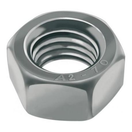 Ecrou Métrique Inox A2 Hexagonal M4