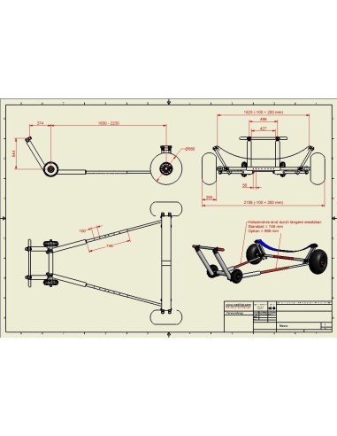 CadKat Dinghy Big Foot Trolley CadKat Dinghy Big Foot Trolley