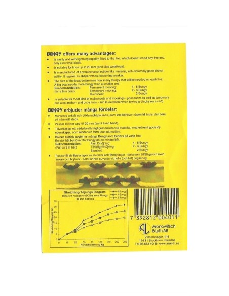 Windex Bungy amortisseur d'amarrage W0080 H2O Sensations