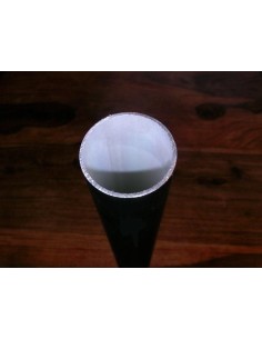 Tube Aluminium Anodisé Noir 25*2mm H2O00317_25 2