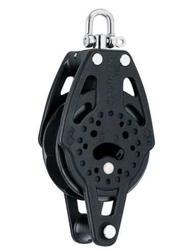 Harken Carbo Block 75mm Single Ratchet Swivel Becket Harken Carbo Block 75mm Single Ratchet Swivel Becket