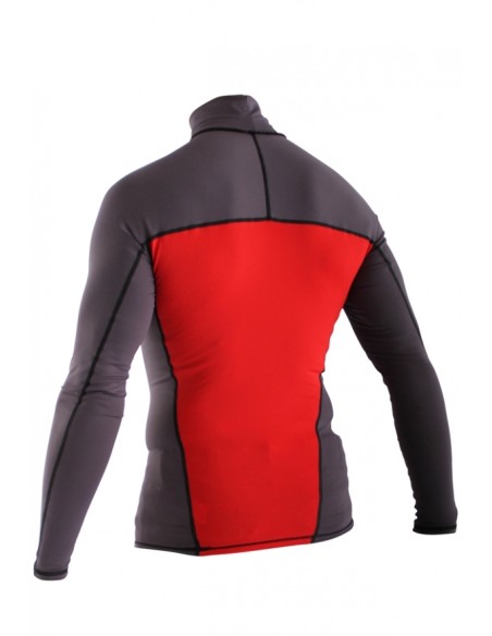 Gul Mens Xola UV Protection Long Sleeves Red Grey RG0339 H2O Sensations