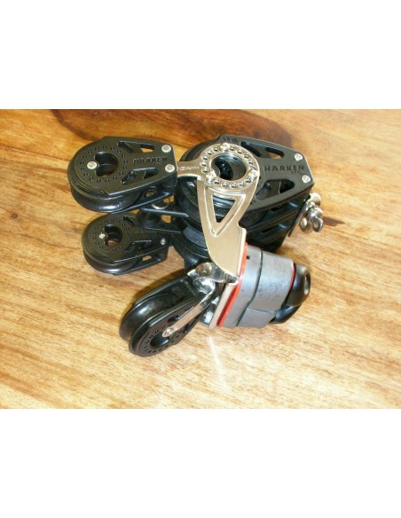 Harken Carbo Poulie 57mm Sixtuple Ratchets Cam Cleat 12:1 Harken Carbo Poulie 57mm Sixtuple Ratchets Cam Cleat 12:1