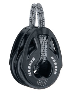 Harken Carbo T2 Poulie 57mm Double Soft-Attach 2153 H2O Sensations