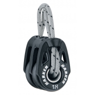 Harken Fly Poulie Soft-Attach 18mm Double 2158 H2O Sensations
