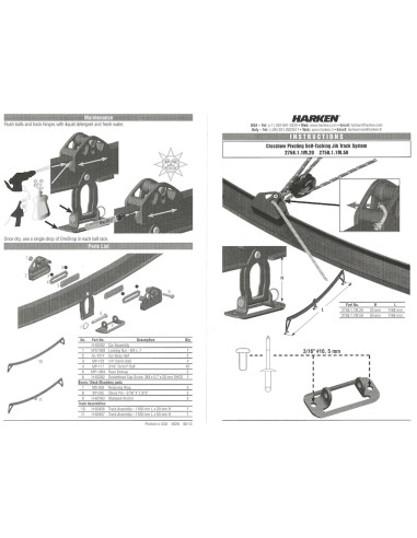 Harken Crossbow Self-Tacking Jib System 110cm 20mm 2758 H2O Sensations Harken Crossbow Self-Tacking Jib System 110cm 20mm 2758 H2O Sensations