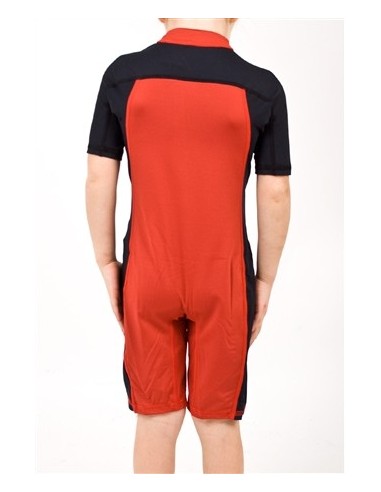 Gul Junior Combinaison Protection UV Rouge Noir RG0314 H2O Sensations