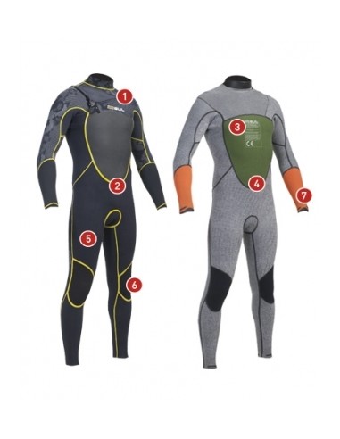 Gul Viper Wetsuit - Mens 3/2mm Blindstich Steamer Gul Viper Wetsuit - Mens 3/2mm Blindstich Steamer