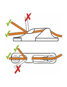 ClamCleat Entrée Latérale Babord MK1 3-6mm CL218MK1 H2O Sensations 2