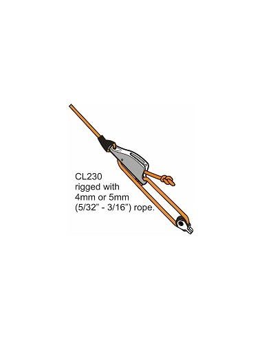ClamCleat Racing Junior MK1 Roller Hard Anodized 3-6mm CL230AN H2O Sensations ClamCleat Racing Junior MK1 Roller Hard Anodized 3-6mm CL230AN H2O Sensations