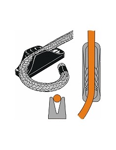 ClamCleat Racing Midi Argenté 4-8mm CL254 H2O Sensations 2