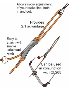 ClamCleat Cobra Kite Cleat Anodisé Dure CL264AN H2O Sensations 2