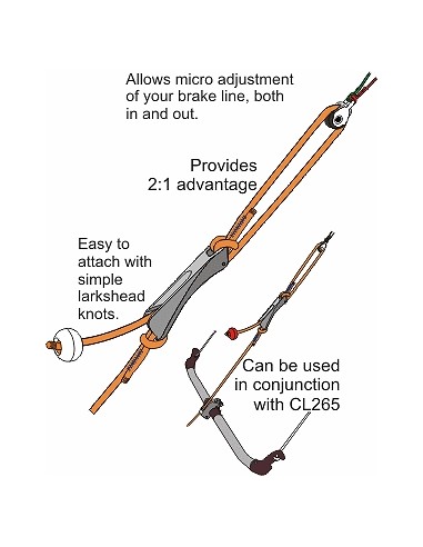 ClamCleat Cobra Kite Cleat Hard Anodised CL264AN H2O Sensations ClamCleat Cobra Kite Cleat Hard Anodised CL264AN H2O Sensations