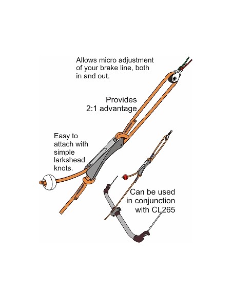 ClamCleat Cobra Kite Cleat Anodisé Dure CL264AN H2O Sensations ClamCleat Cobra Kite Cleat Anodisé Dure CL264AN H2O Sensations