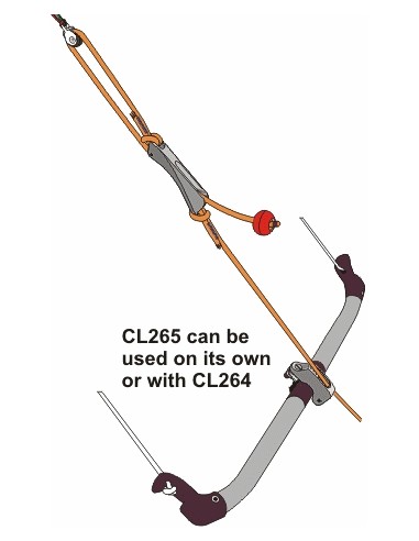 ClamCleat Kite Barre Cleat CL265 H2O Sensations ClamCleat Kite Barre Cleat CL265 H2O Sensations