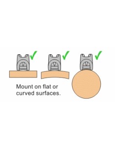 ClamCleat Racing Micro Argenté 1-4mm CL268 H2O Sensations 2